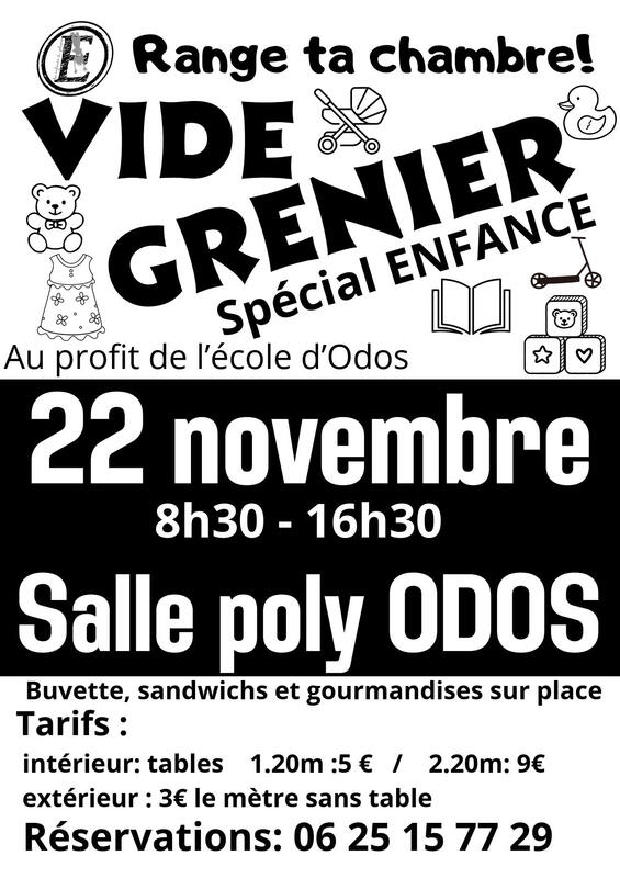 Vide grenier spécial enfance à Odos