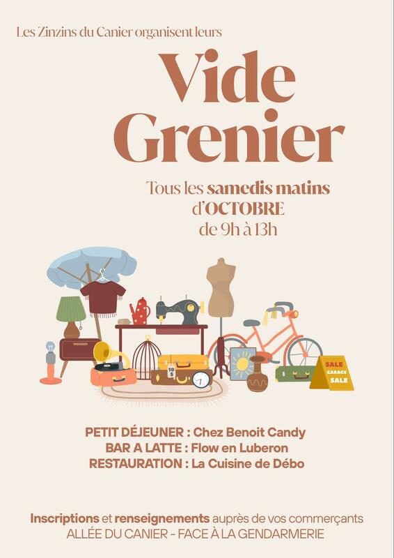 Les vides greniers du Canier - Robion