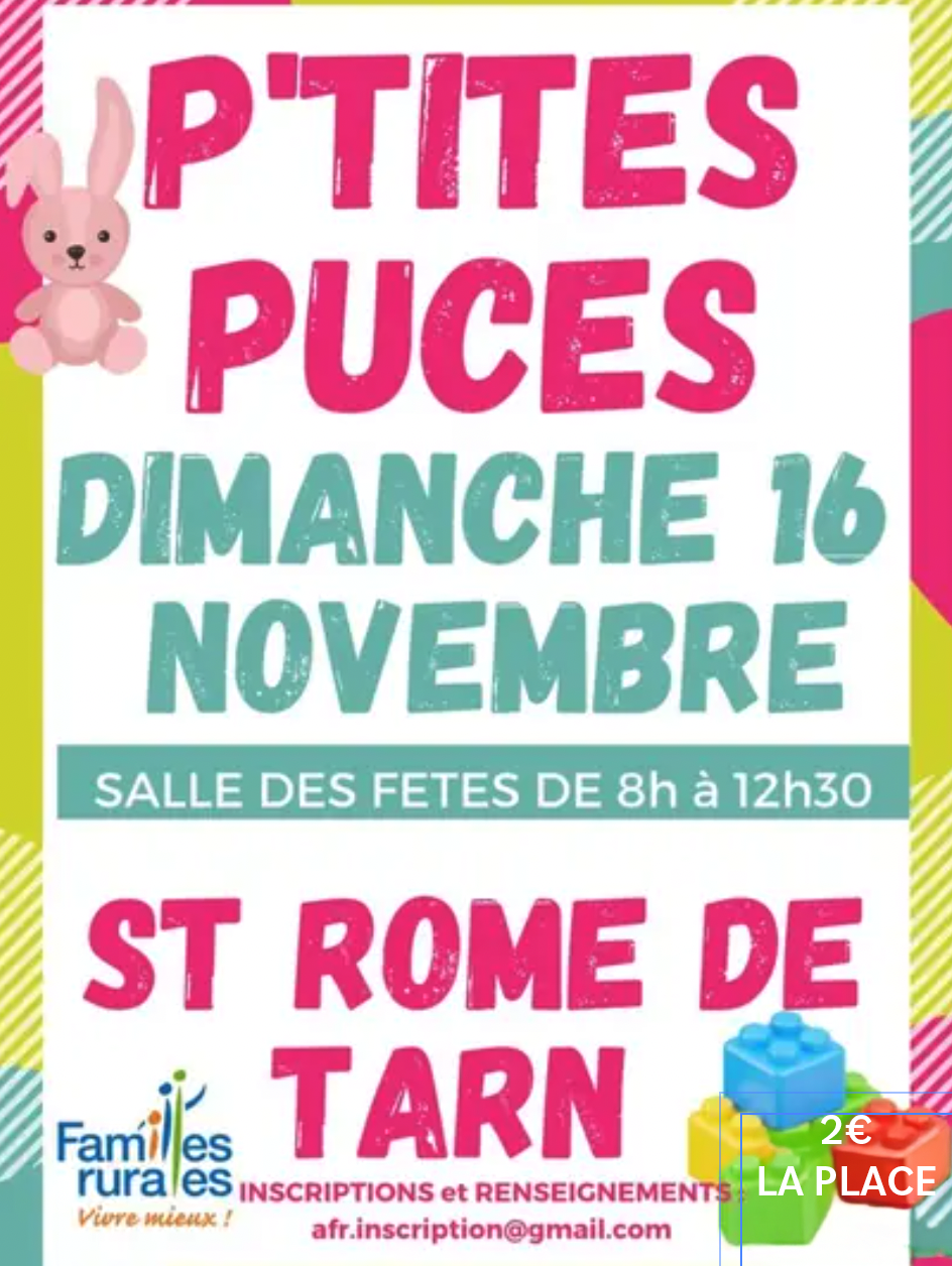 P’tites Puces à Saint-Rome-de-Tarn