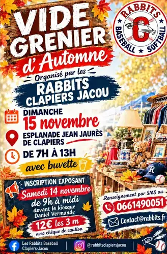 Vide grenier d'automne à Clapiers