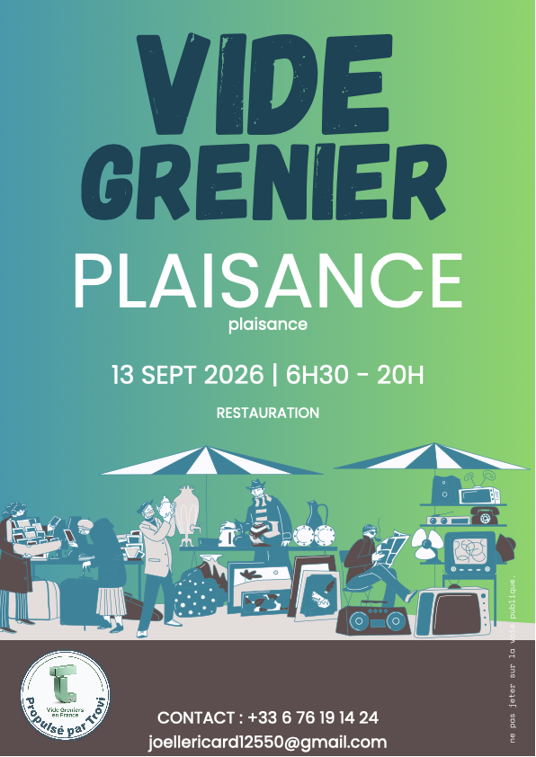 Vide- grenier, exposition de véhicules anciens