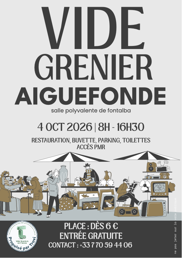 Vide grenier de l'Us Aiguefonde