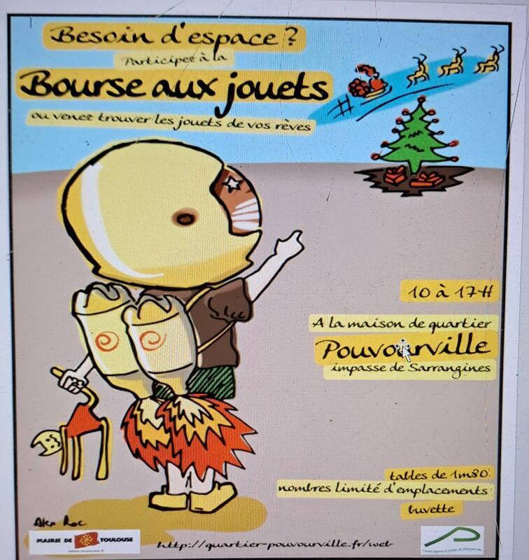 POUVOURVILLE VIDE SES COFFRES A JOUETS