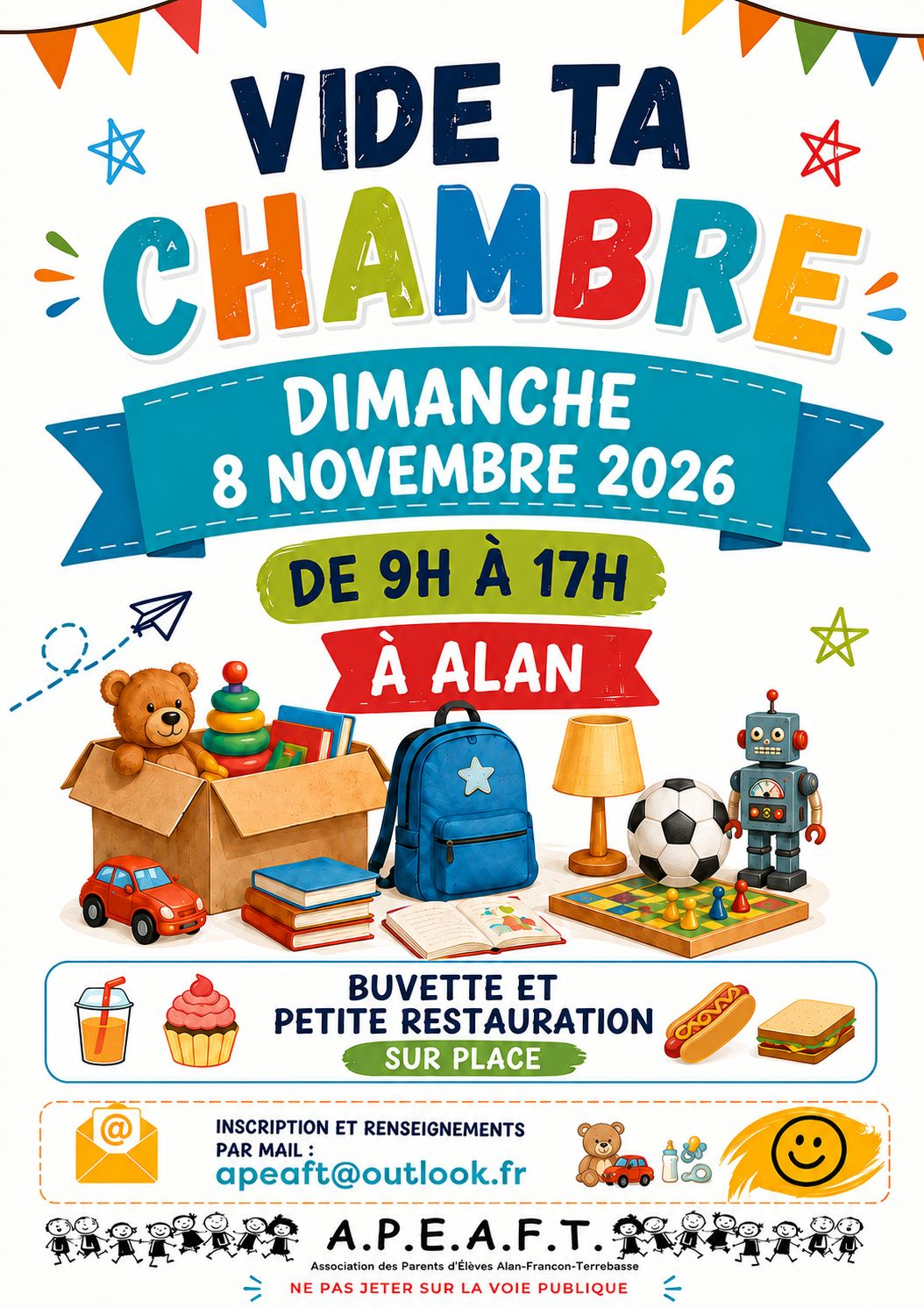 Vide ta chambre à Alan