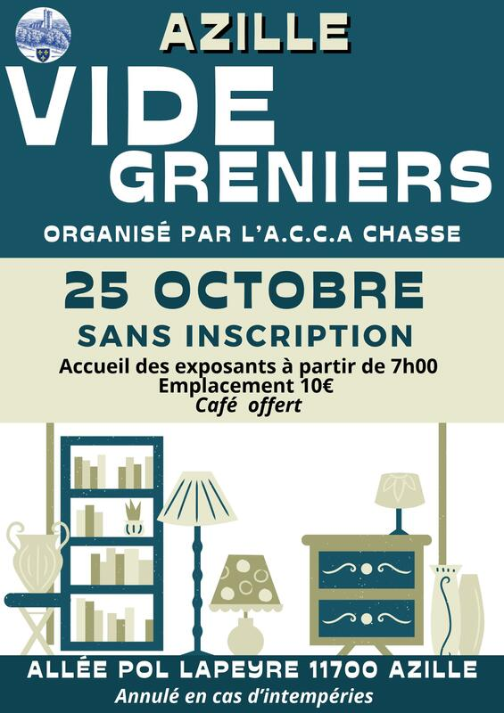 Vide Grenier de l'ACCA Chasse à Azille