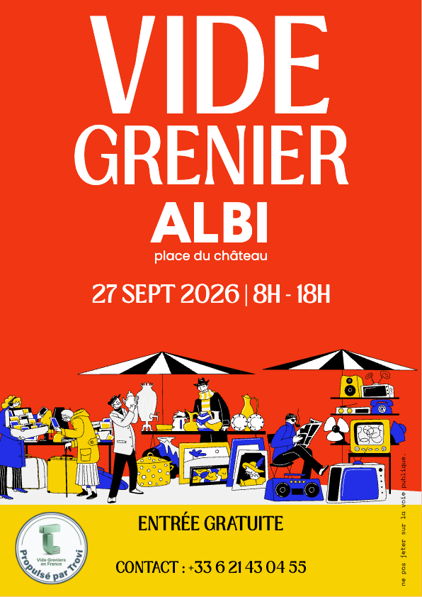 Vide grenier de la butte du Castelviel à Albi
