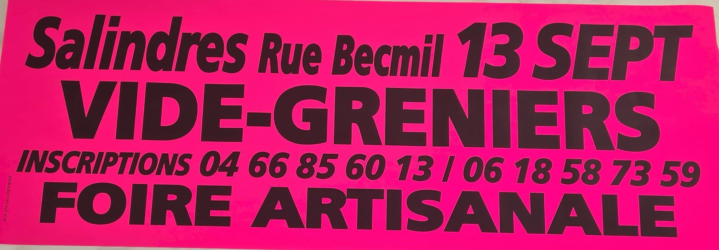 Vide grenier | Salindres