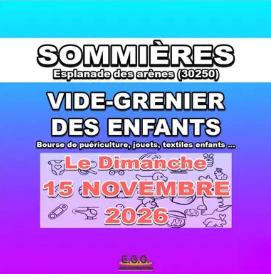 Vide-grenier des enfants à Sommières