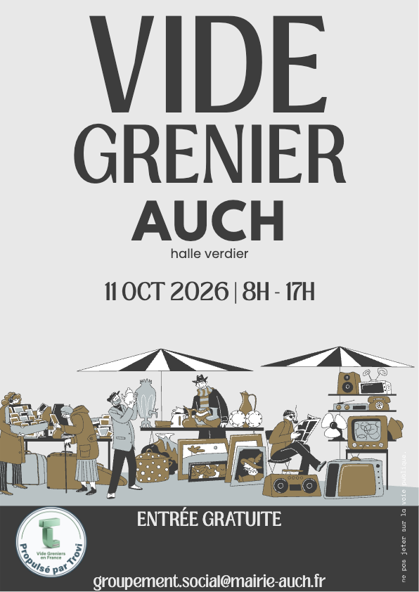 Vide grenier du Groupement Social à Auch