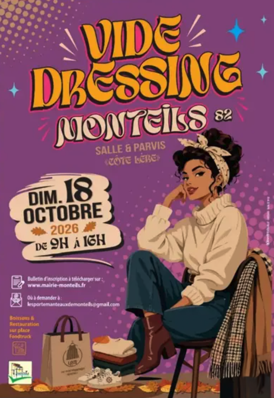 Vide dressing des Portemanteaux de Monteils à Monteils