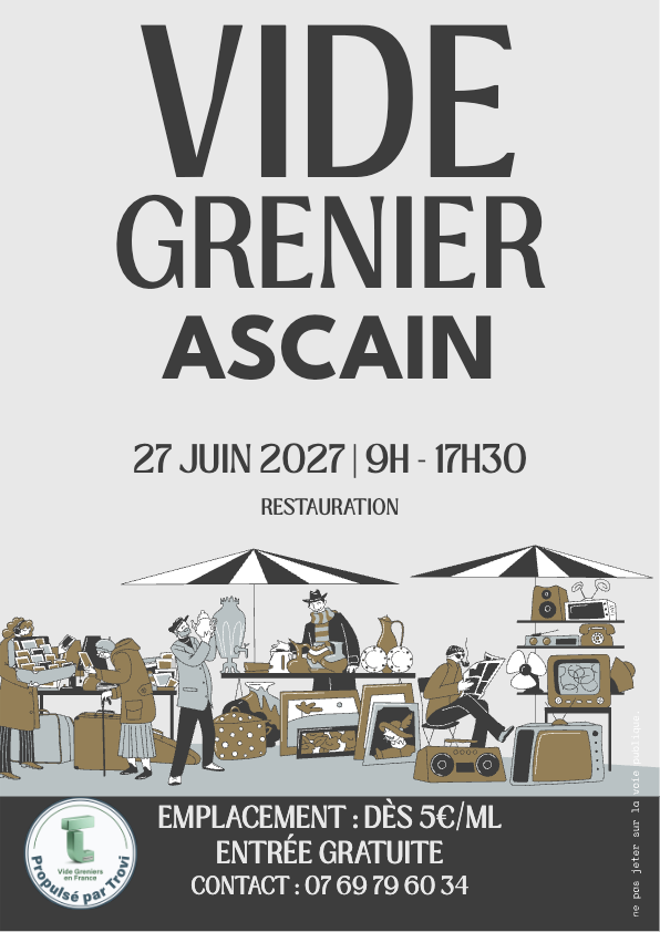 Vide grenier du Pont Romain à Ascain