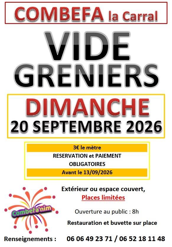 Vide grenier combefa