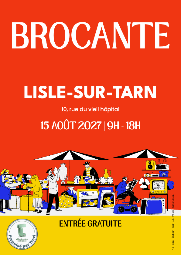 Brocant à Lisle-sur-Tarn