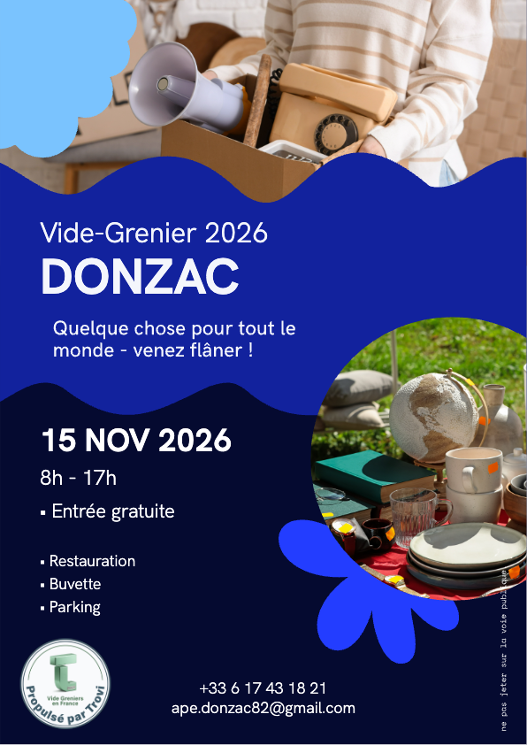 Vide-grenier / Vide-poussette à Donzac