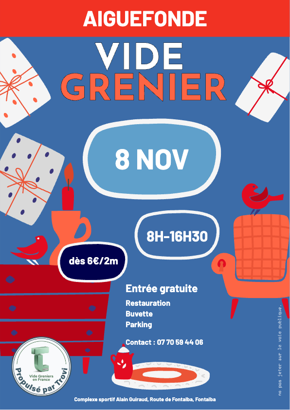 Vide grenier de l'Us Aiguefonde