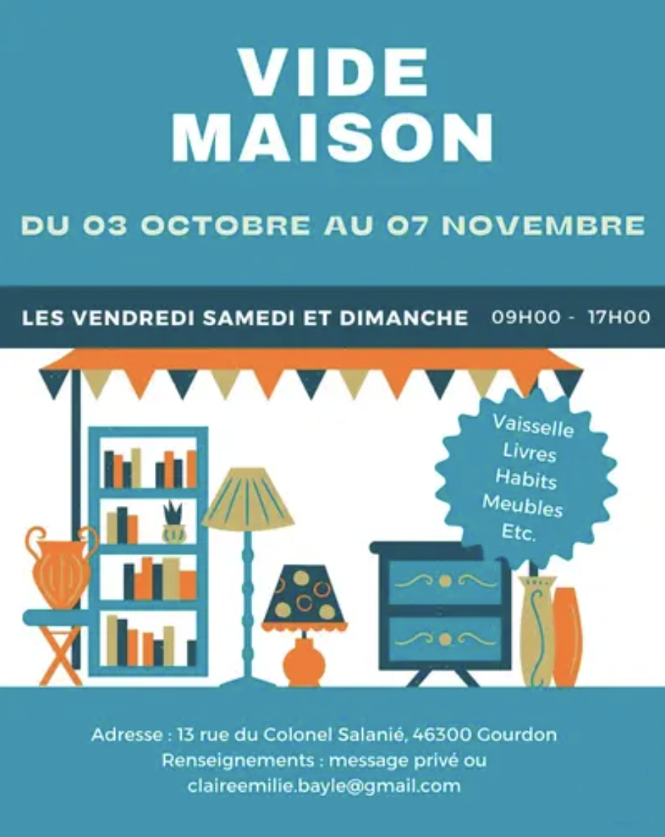 Vide Maison à Gourdon