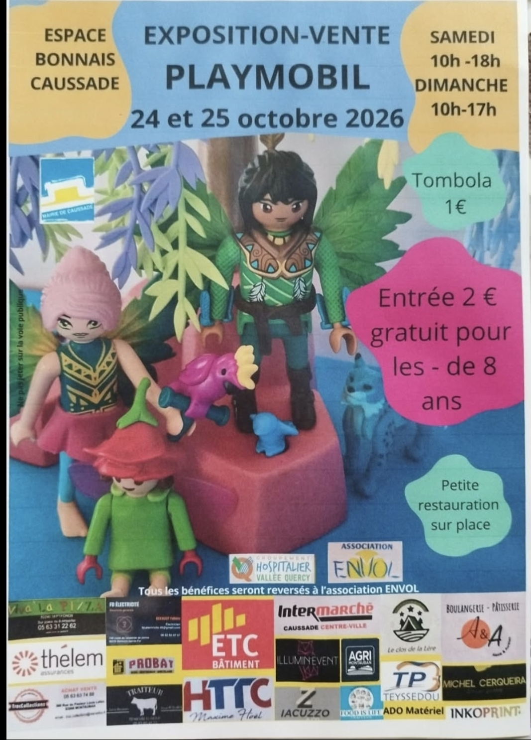 Exposition/vente playmobil à Caussade