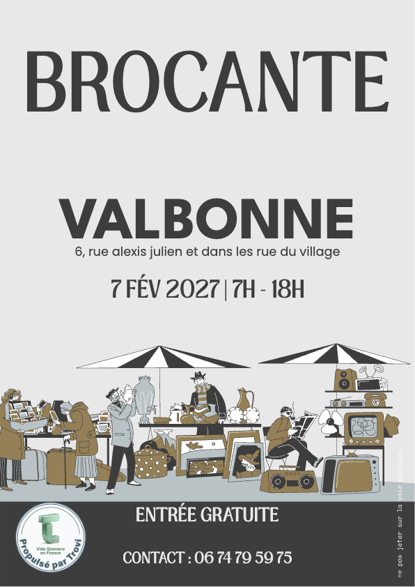 Marché antiquités brocante curiosités collections à Valbonne