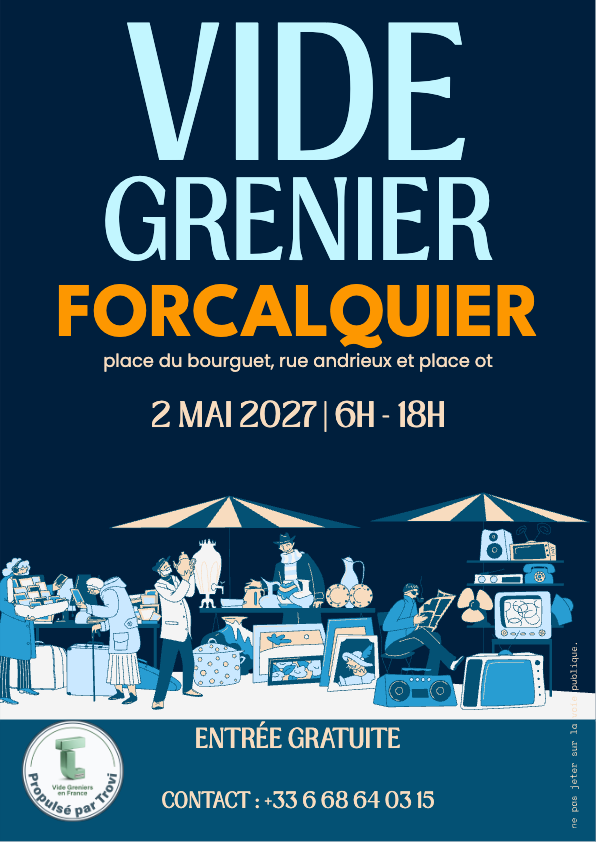 Brocante-Vide grenier. SUPER Débal' à Forcalquier