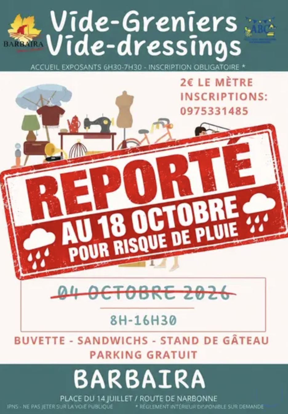 Grand vide-grenier de Barbaira