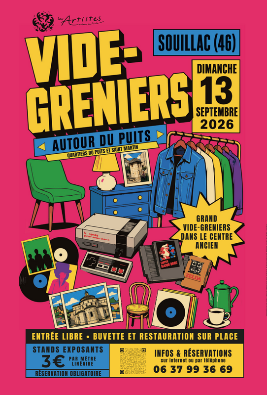 Vide-greniers et brocante autour du Puits