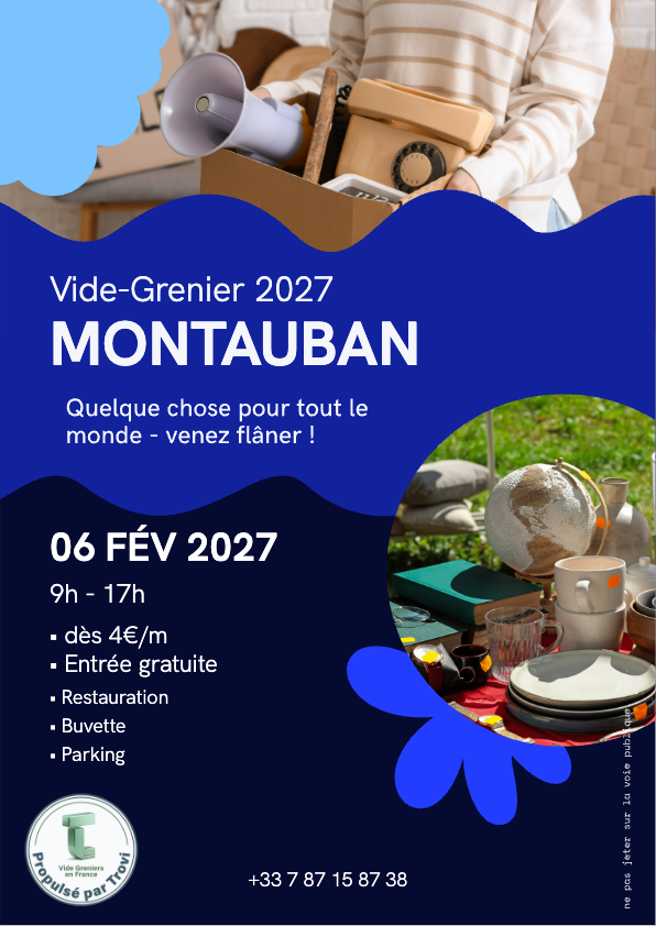 Vide grenier Falguière à Montauban
