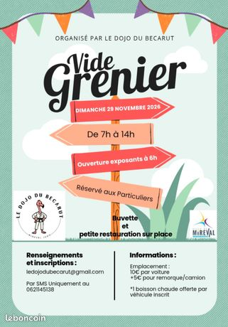 Vide grenier à Mireval