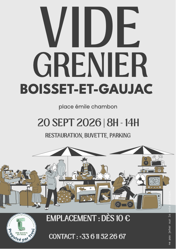 Vide grenier | Boisset-et-Gaujac