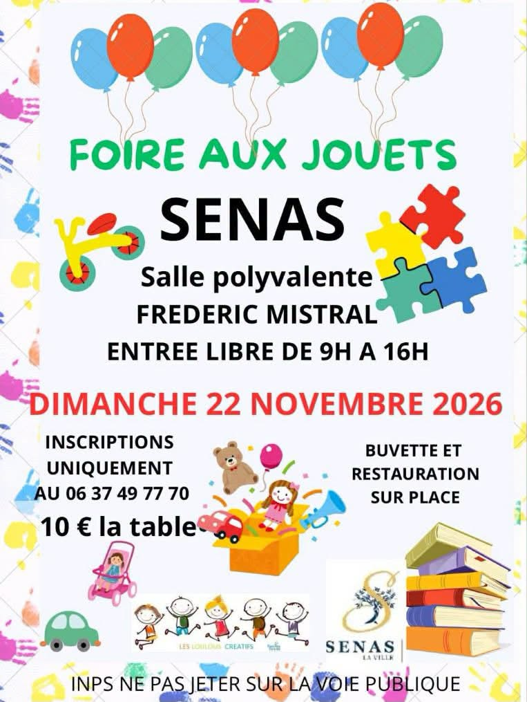 FOIRE AUX JOUETS à Sénas
