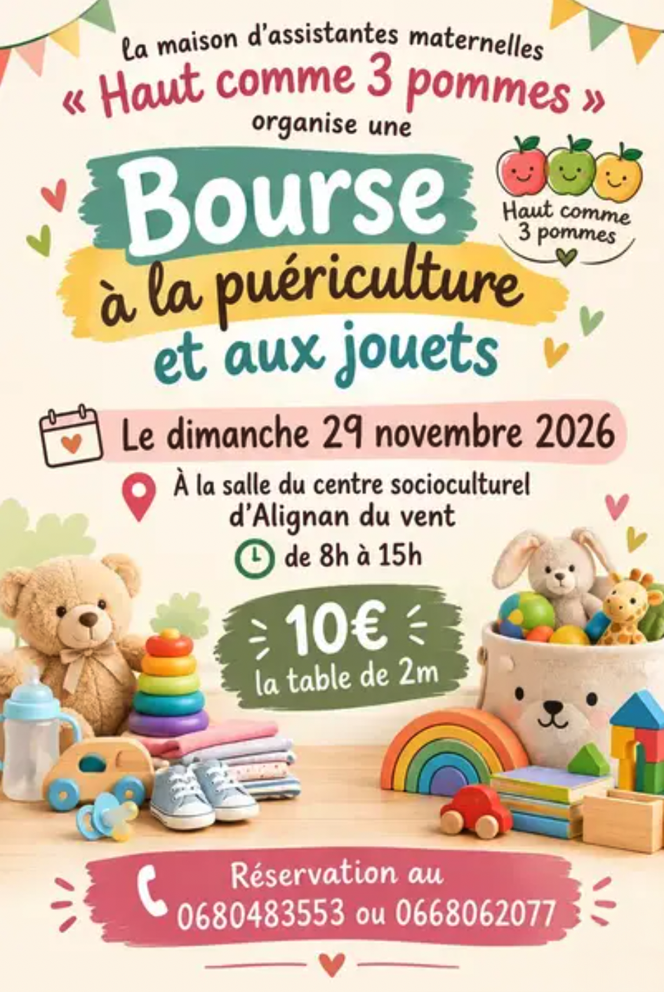 Bourse à la puéricultrice et aux jouets à Alignan-du-Vent