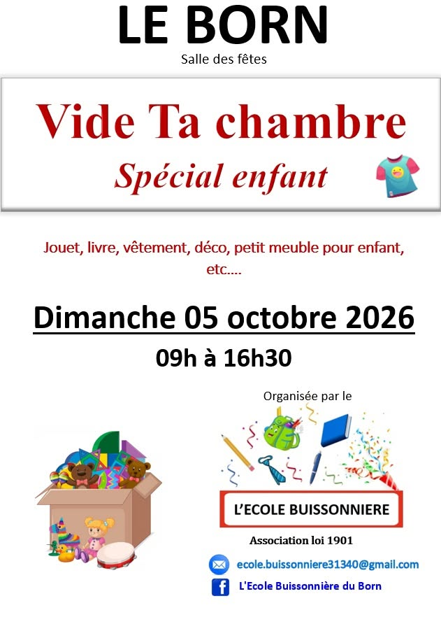 Vide ta chambre | Le Born