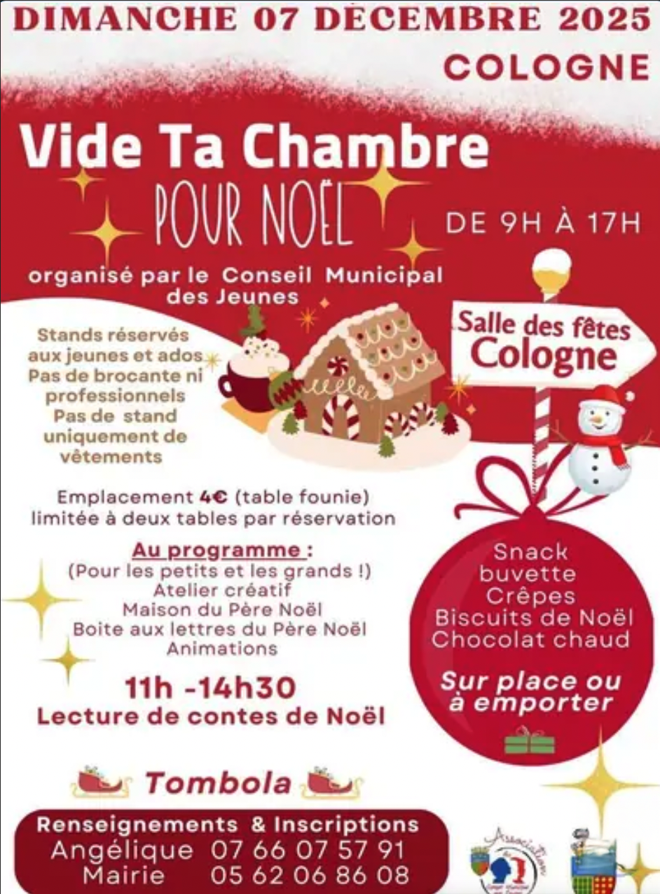 Vide ta chambre pour Noël à Cologne