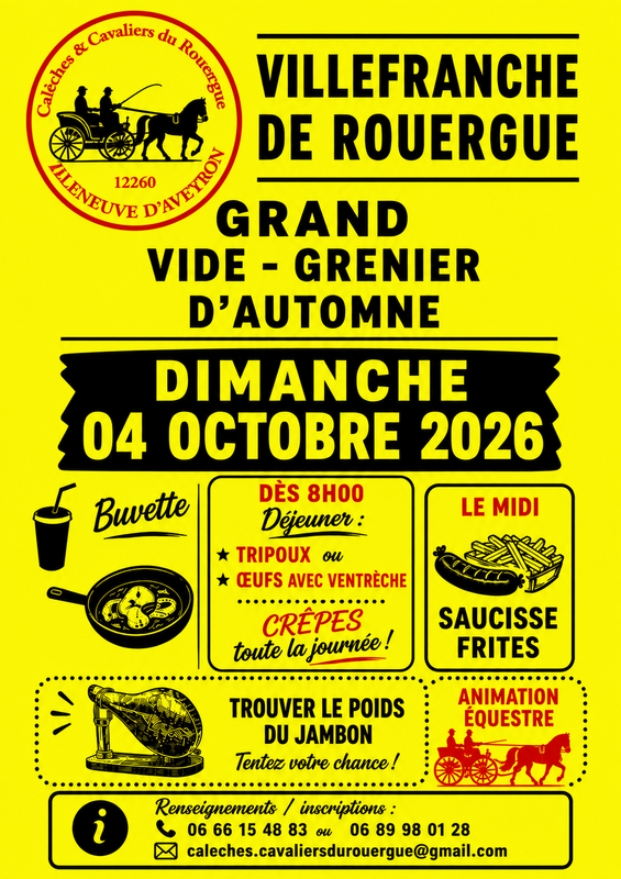 Grand vide-greniers d'automne