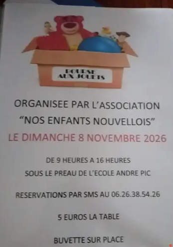 Bourse aux jouets Nos Enfants Nouvellois à Port-la-Nouvelle