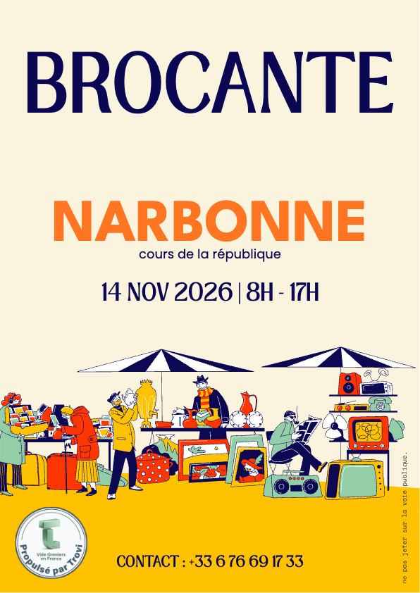 Brocante De Narbonne En Ville