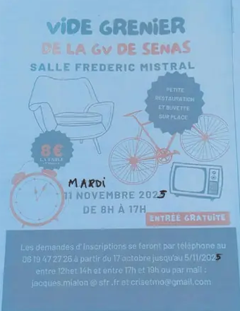 Vide grenier de la GV à Sénas