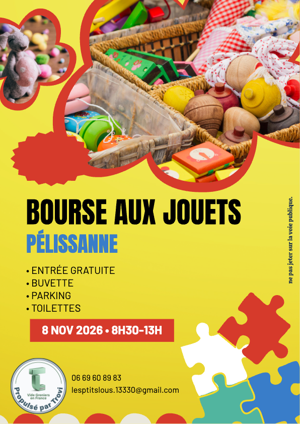 Brocante de l’enfance à Pélissanne