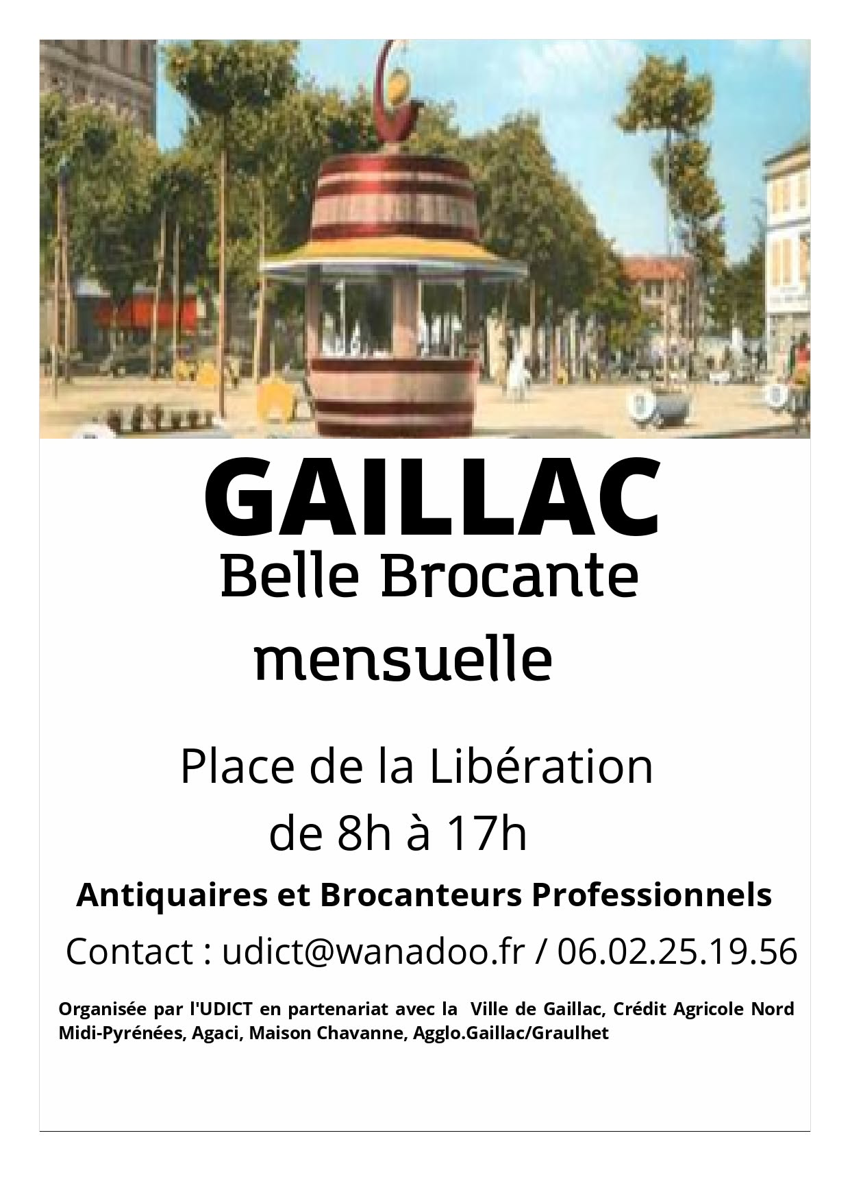 Belle brocante mensuelle GAILLAC