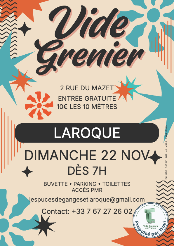 Vide grenier de Laroque