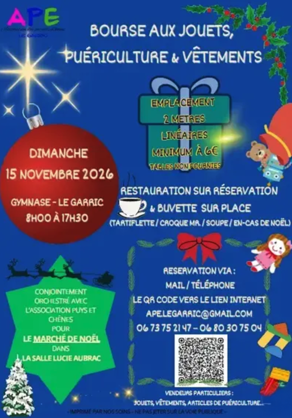 Bourse aux jouets et puériculture à Le Garric