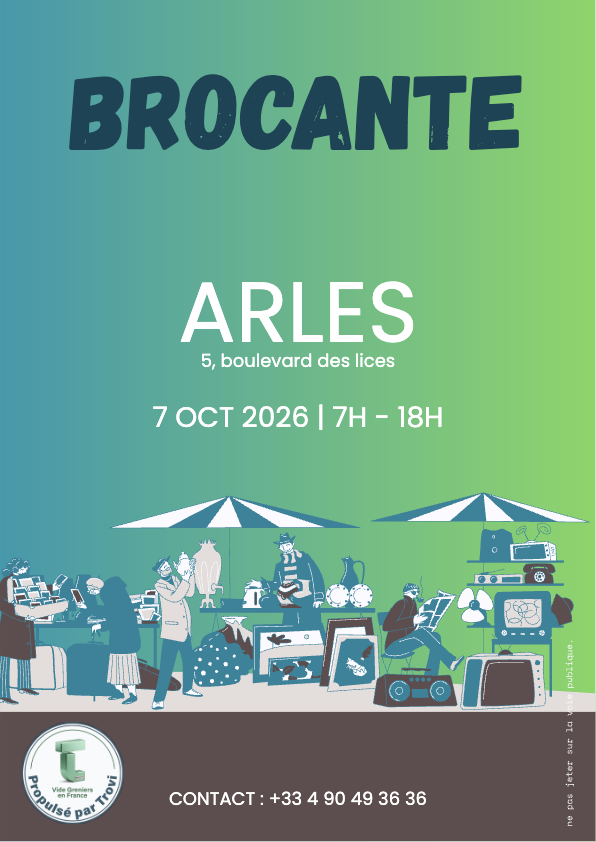 La belle brocante du boulevard des Lices d'Arles
