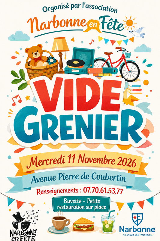 VIDE GRENIER à Narbonne