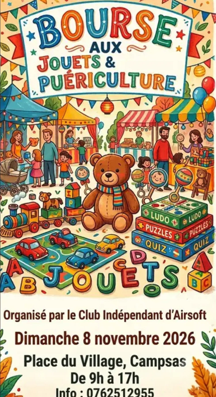 Bourse aux jouets à Campsas