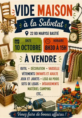 Vide maison : trouvailles en tout genre à La Salvetat-Saint-Gilles