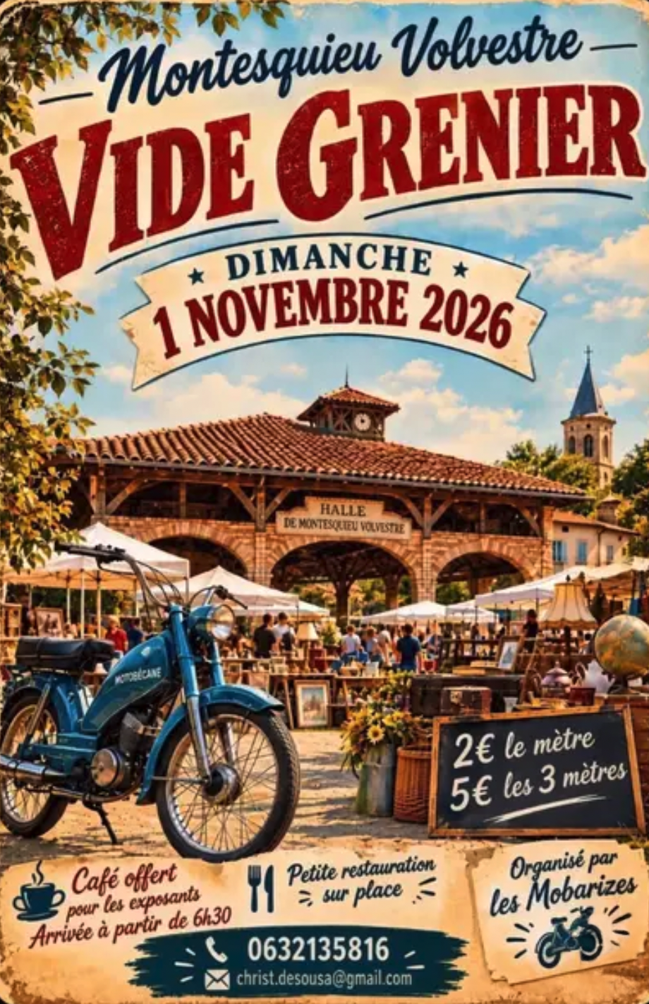 Vide grenier LES MOBARIZES à Montesquieu-Volvestre