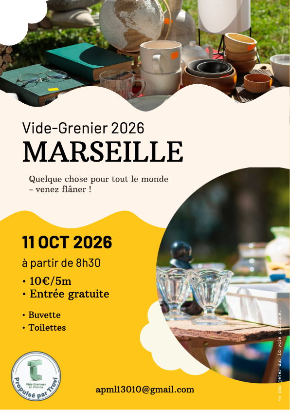 Vide grenier APML à Marseille