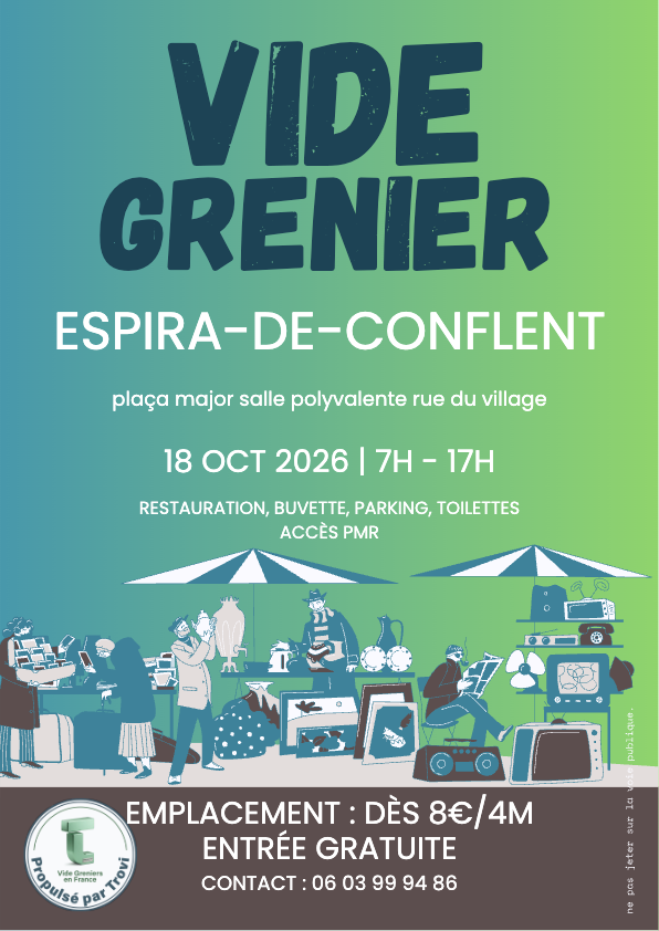 Vide grenier et marches de producteurs et artisan à Espira-de-Conflent