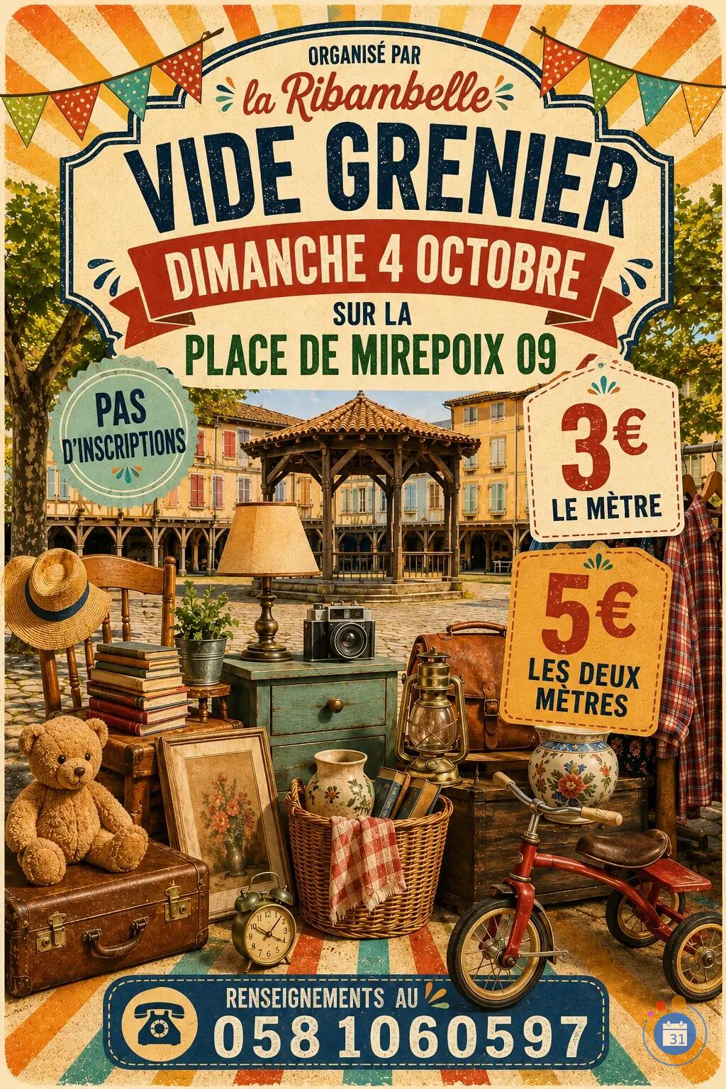 Vide grenier | Mirepoix