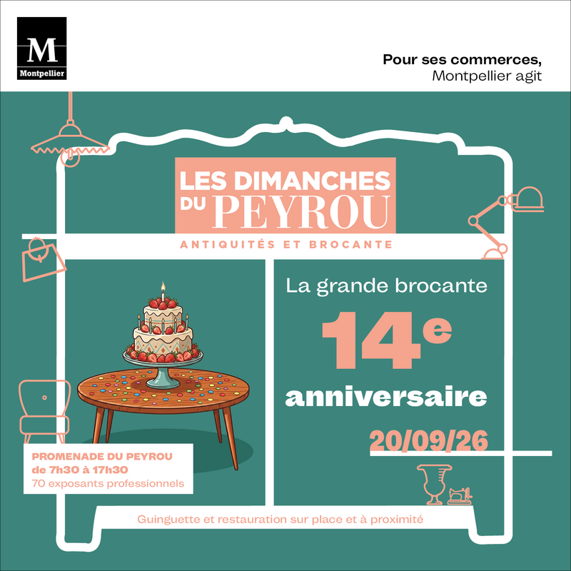 Les Dimanches du Peyrou 14eme Anniversaire