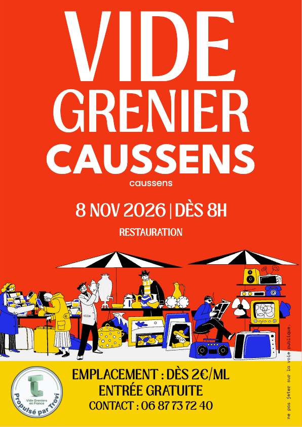 Vide grenier à Caussens